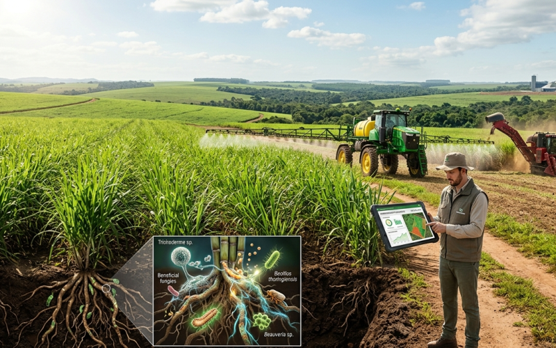 Controle biológico na cana: Como aumentar a produtividade e proteger a rentabilidade