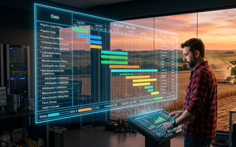 Gráfico de Gantt no Agronegócio: Planejamento Inteligente para Aumentar a Rentabilidade