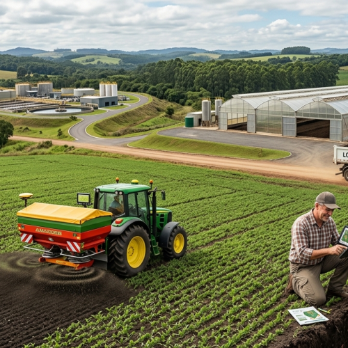 Lodo de esgoto na agricultura: Como reduzir custos e aumentar a rentabilidade