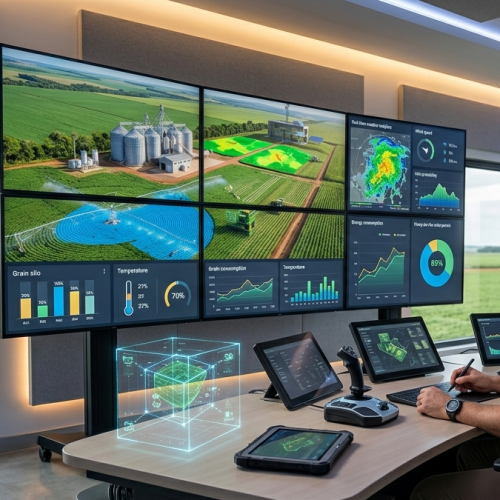 Controle digital e supervisório no agro: a inteligência que transforma dados em lucro