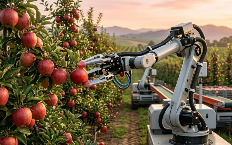 Robótica na Colheita de Frutas: Como Reduzir perdas e aumentar a rentabilidade no campo