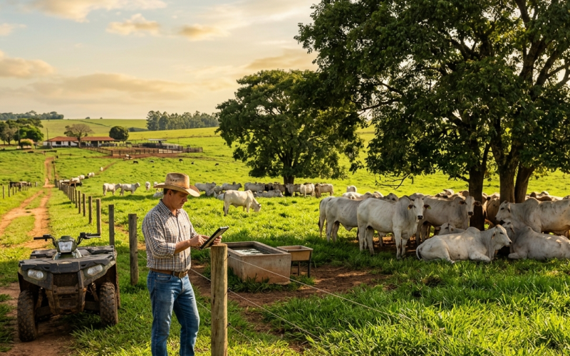 Bem-Estar animal e sombra na pecuária: O Investimento que aumenta o ganho de peso e protege sua rentabilidade