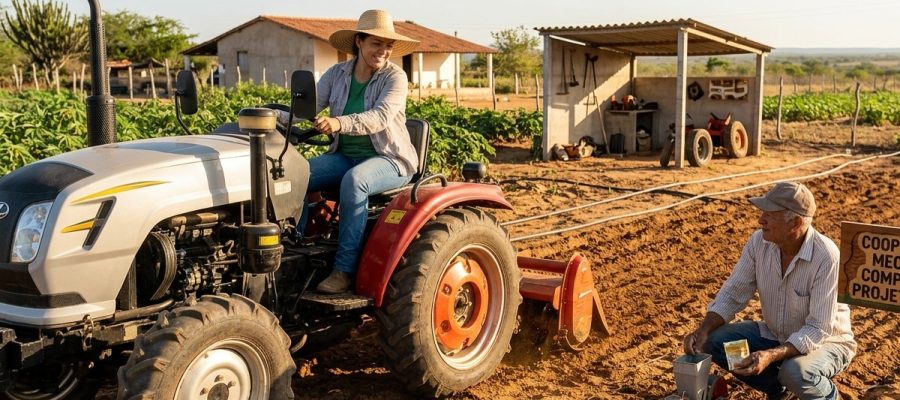 Máquinas agrícolas chinesas podem mudar a economia da agricultura familiar no Nordeste