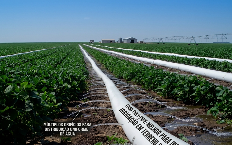 Poly Pipe (Tubos de Polietileno) no agronegócio: Como reduzir custos e aumentar a eficiência no campo
