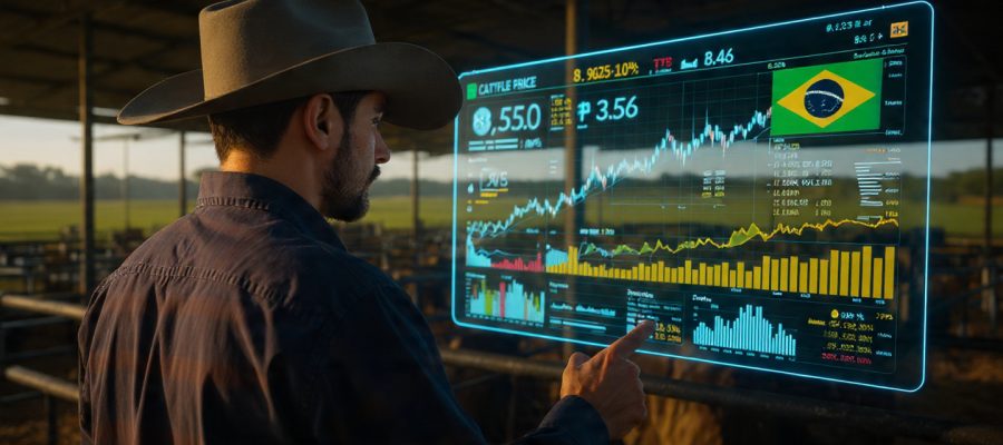 Como se Proteger da Queda do Preço do Boi Gordo: Guia Completo de Hedge na B3 (Exemplo Real e Explicado passo a passo).